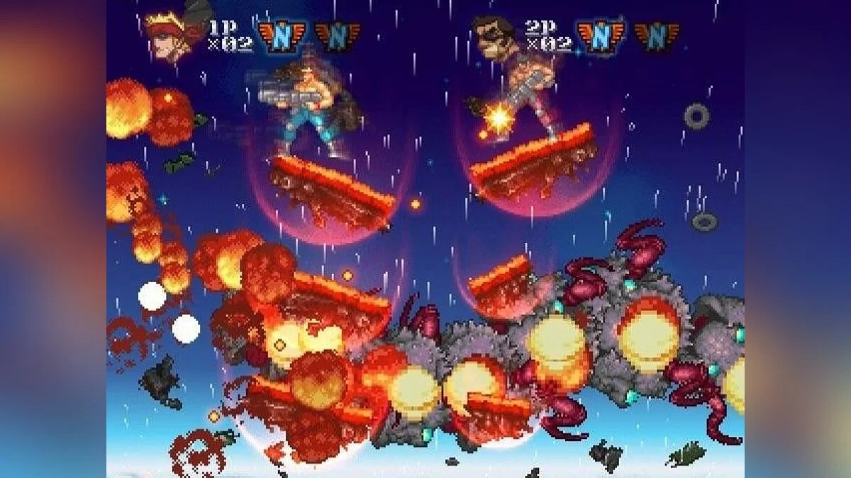 Скриншот из игры Contra ReBirth - 2