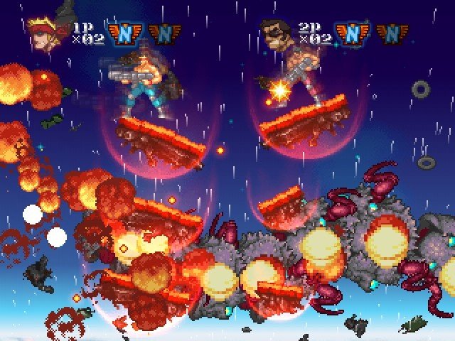 Скриншот из игры Contra ReBirth - 1