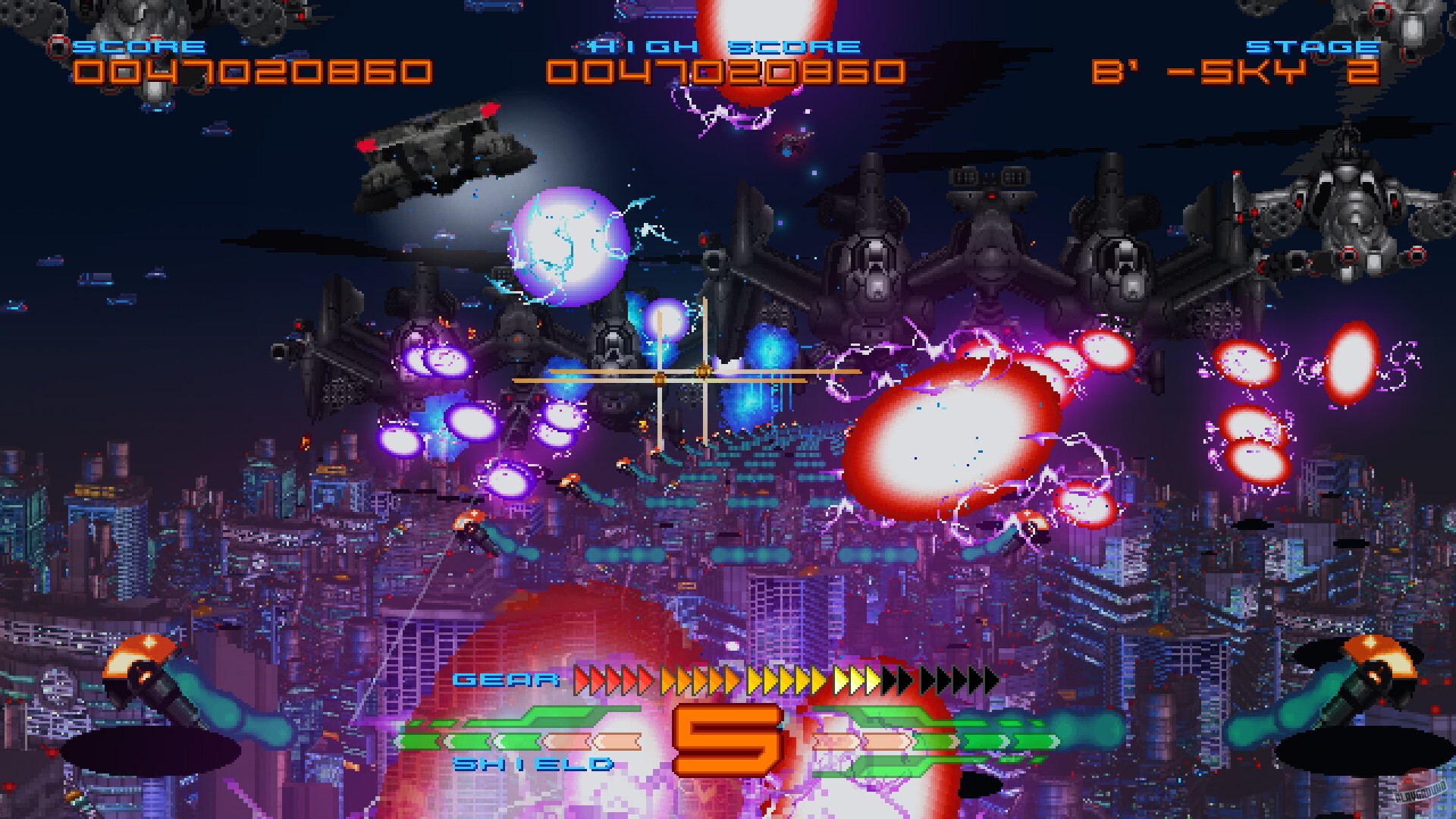 Скриншот из игры Night Striker Gear - 2