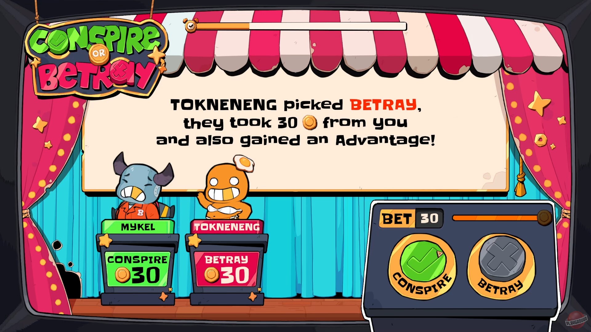Скриншот из игры Eat the Rich: Greed Games - 1