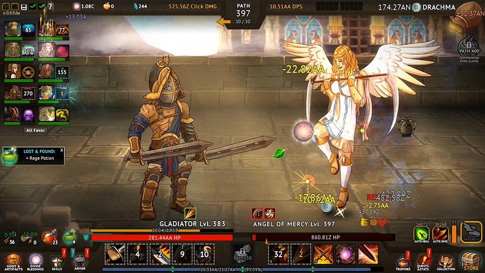 Скриншот из игры God Awe-full Clicker - 20