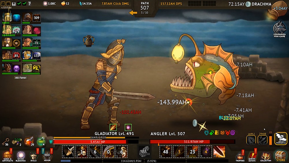 Скриншот из игры God Awe-full Clicker - 16