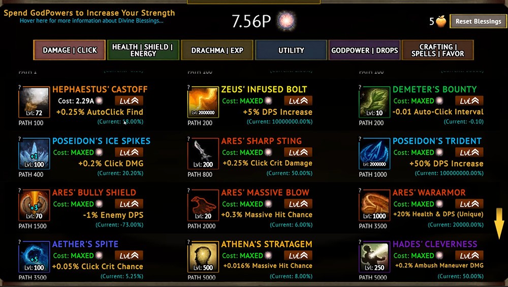 Скриншот из игры God Awe-full Clicker - 18