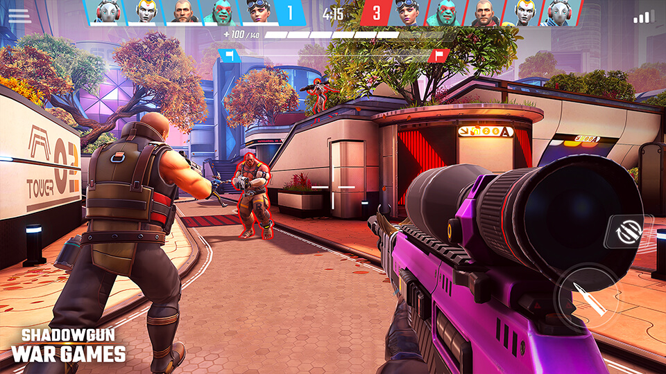 Скриншот из игры Shadowgun War Games - 1