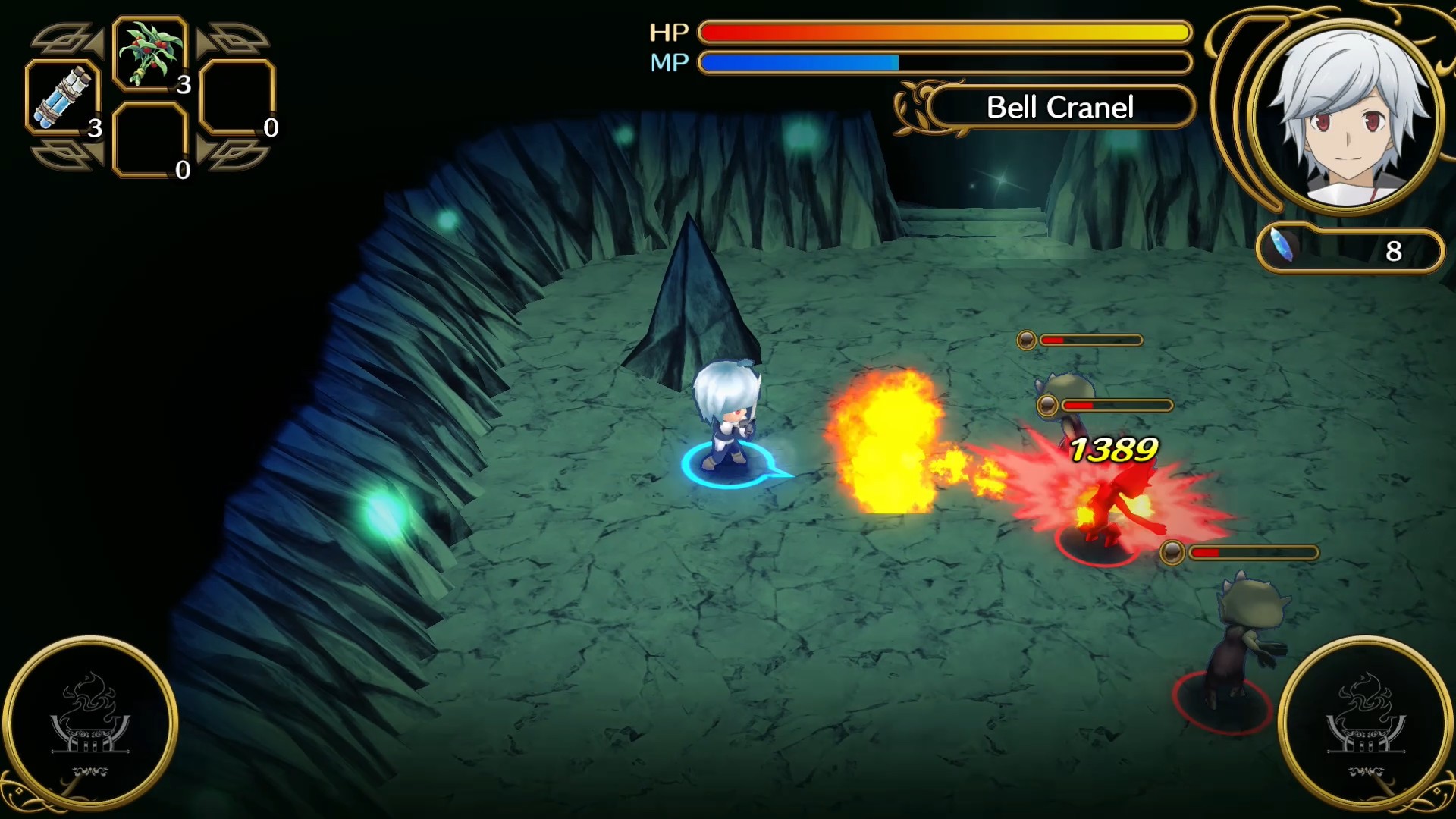 Скриншот из игры Is It Wrong to Try to Pick Up Girls in a Dungeon? Infinite Combate - 16