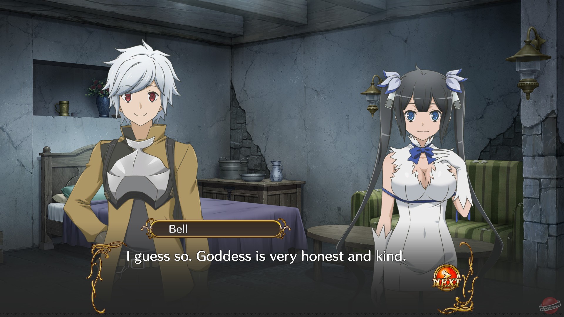 Скриншот из игры Is It Wrong to Try to Pick Up Girls in a Dungeon? Infinite Combate - 20