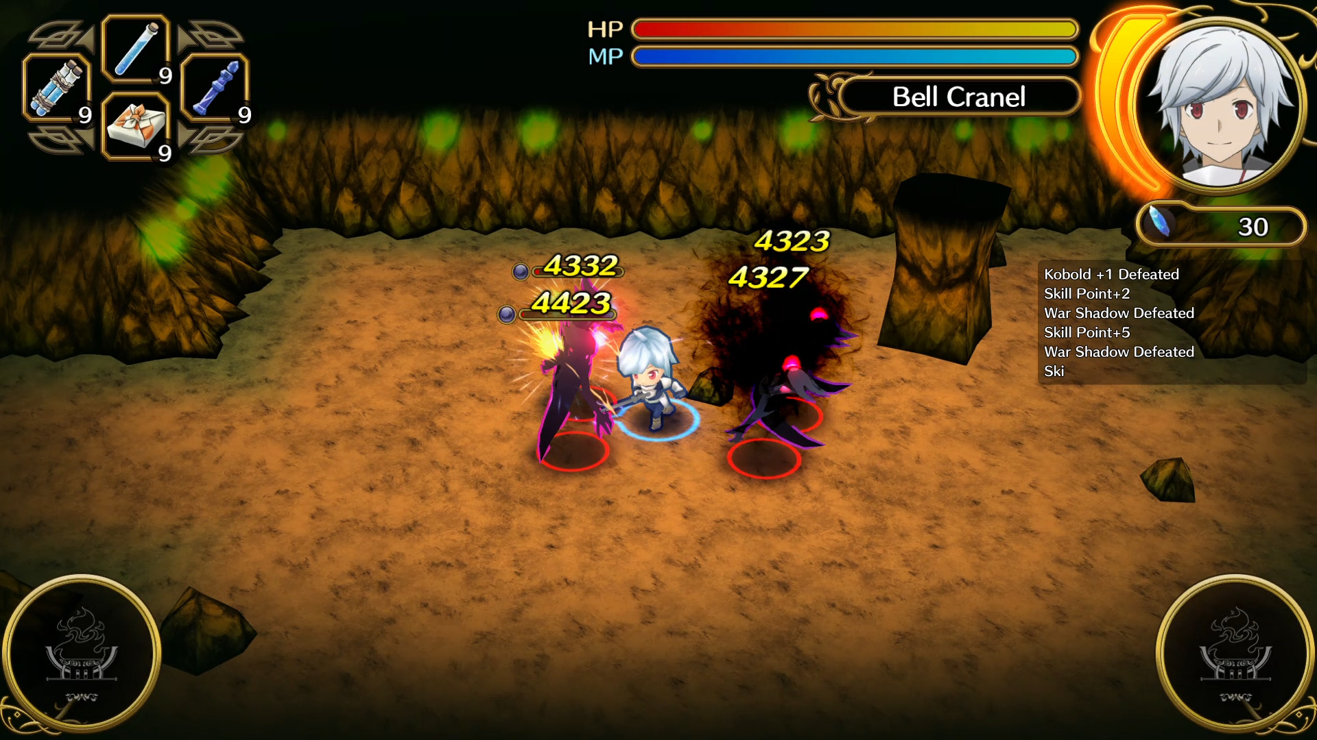 Скриншот из игры Is It Wrong to Try to Pick Up Girls in a Dungeon? Infinite Combate - 1
