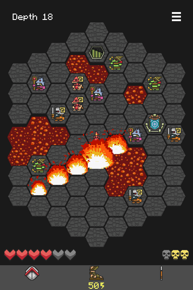 Скриншот из игры Hoplite - 6