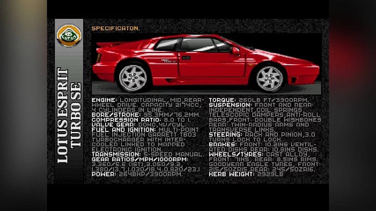 Скриншот из игры Lotus Esprit Turbo Challenge - 8