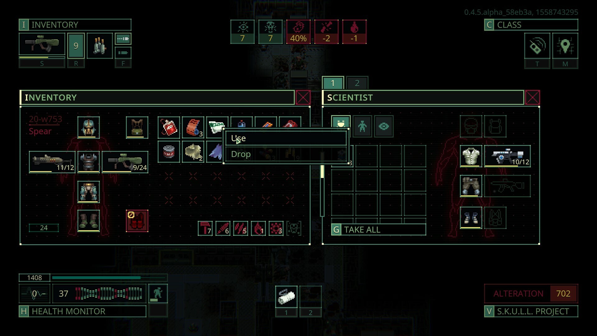 Скриншот из игры Quasimorph - 47