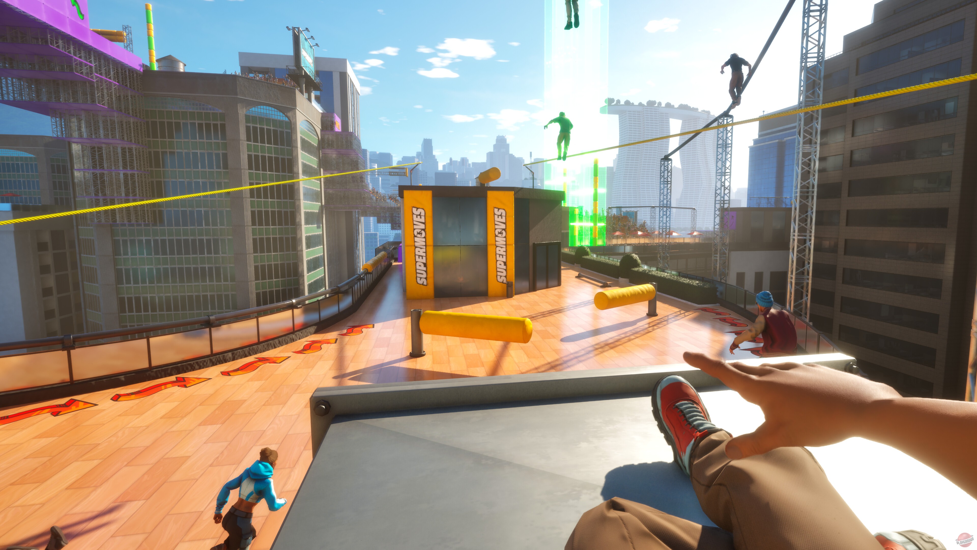 Скриншот из игры Supermoves: World of Parkour - 2