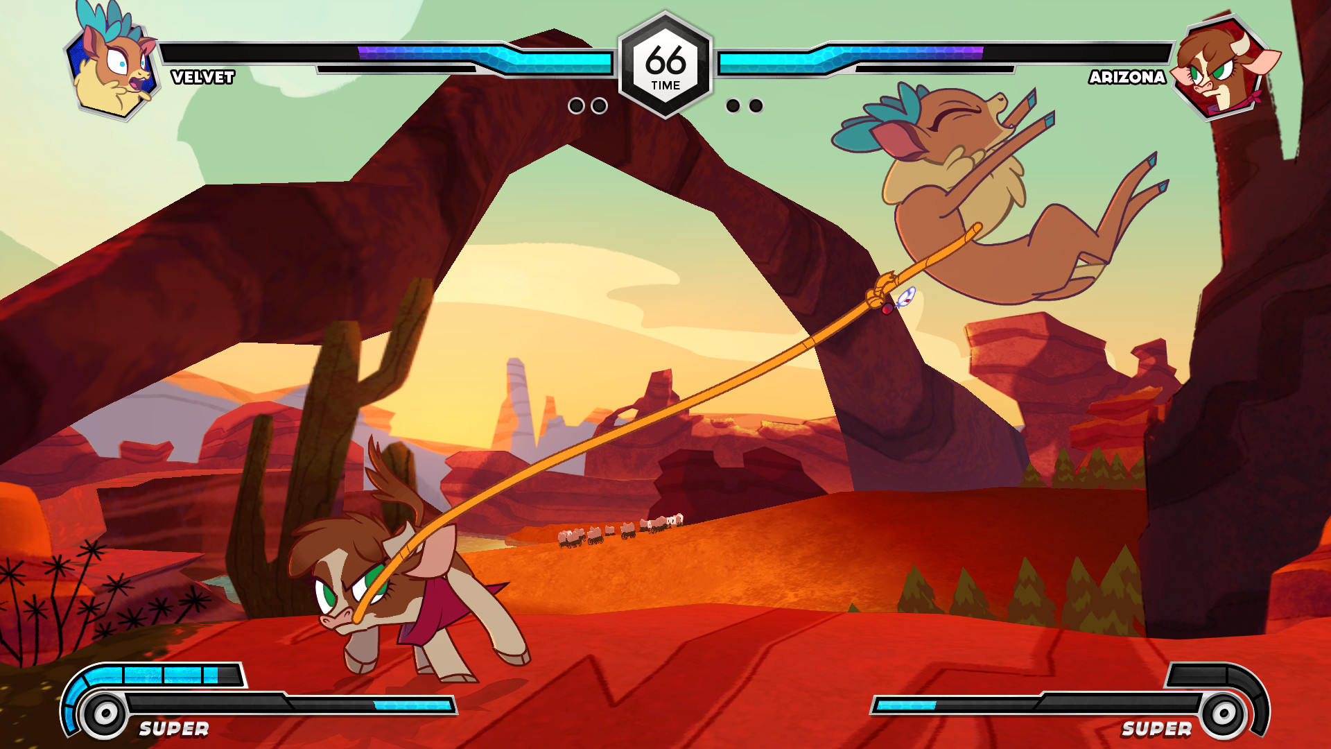 Скриншот из игры Them's Fightin' Herds - 33