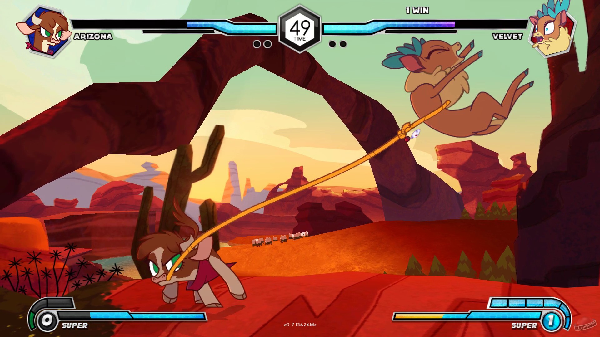 Скриншот из игры Them's Fightin' Herds - 30