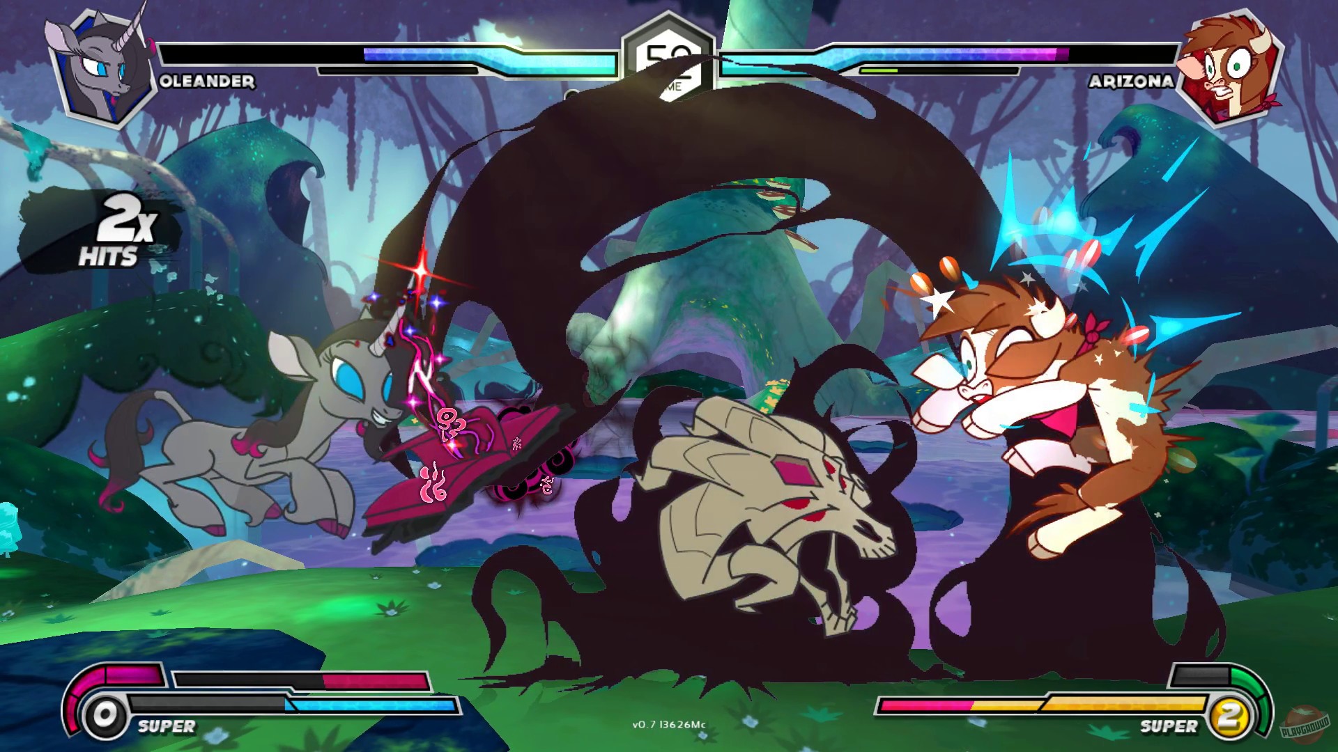Скриншот из игры Them's Fightin' Herds - 18