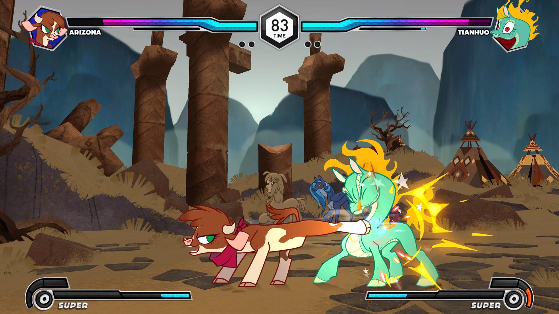 Скриншот из игры Them's Fightin' Herds - 65