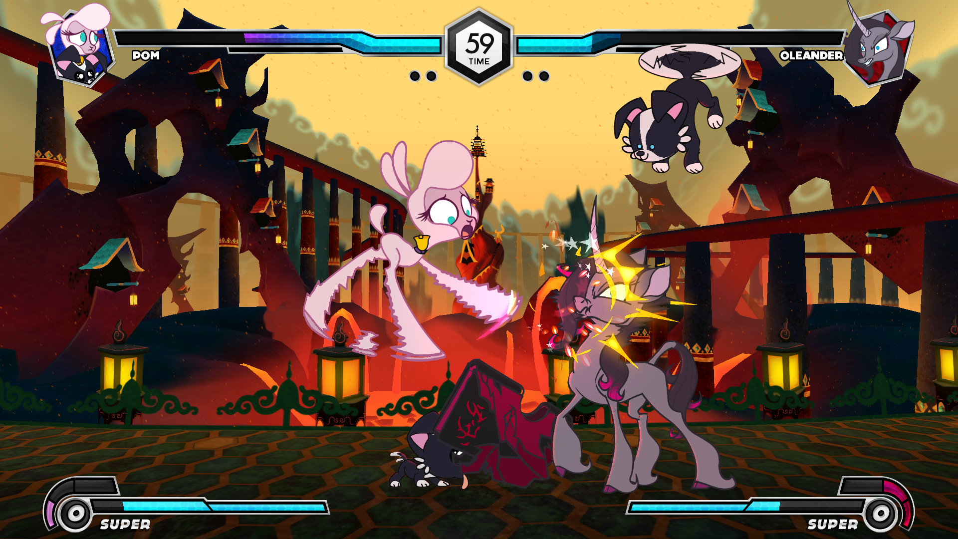 Скриншот из игры Them's Fightin' Herds - 59