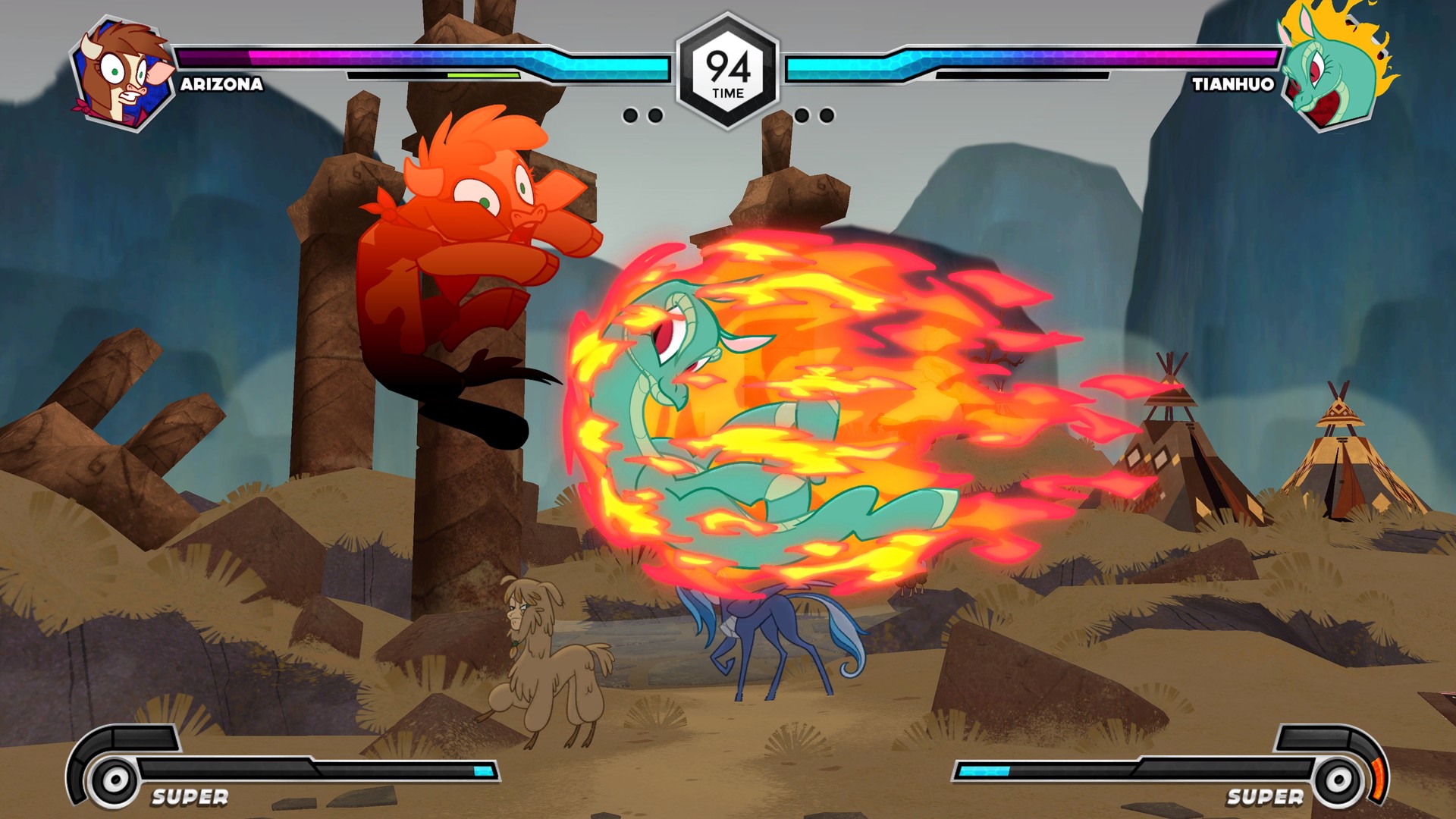 Скриншот из игры Them's Fightin' Herds - 52