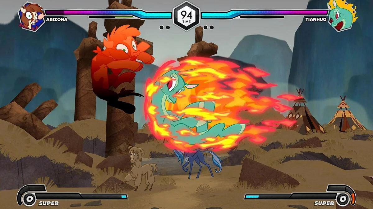 Скриншот из игры Them's Fightin' Herds - 41