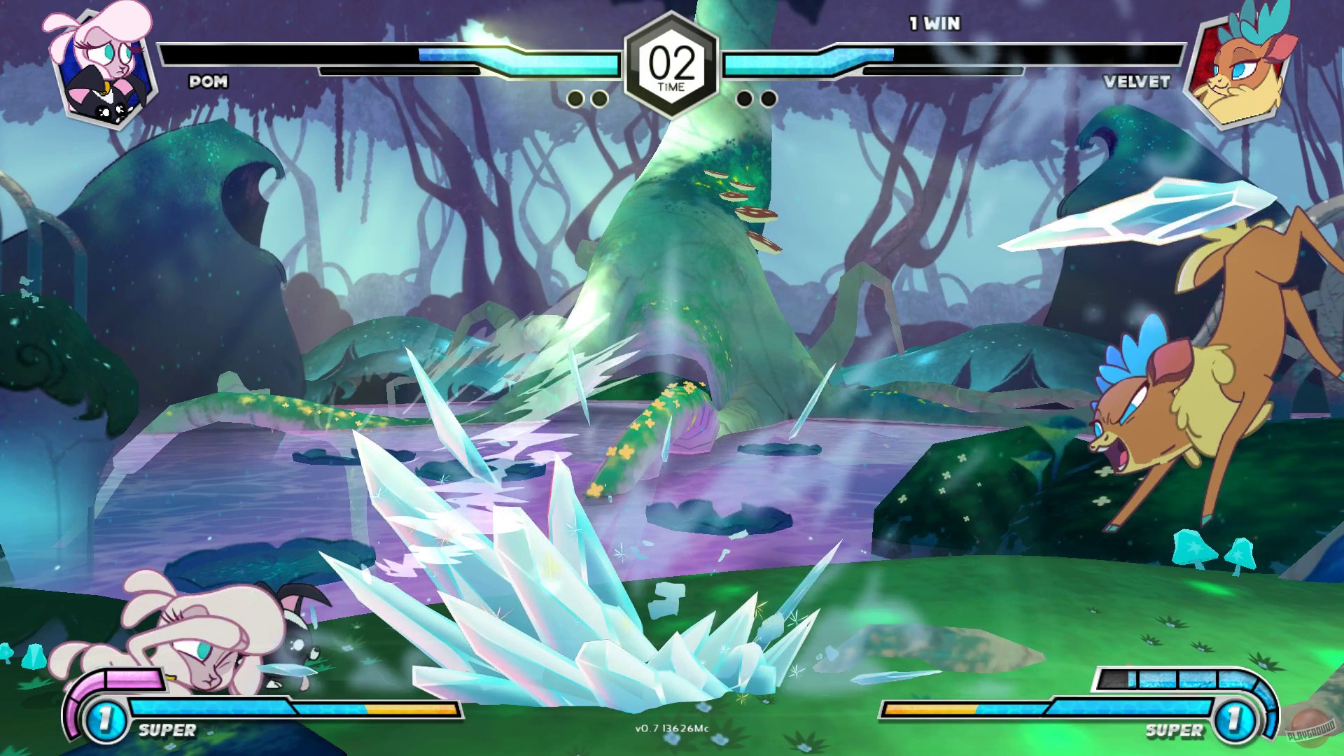 Скриншот из игры Them's Fightin' Herds - 24