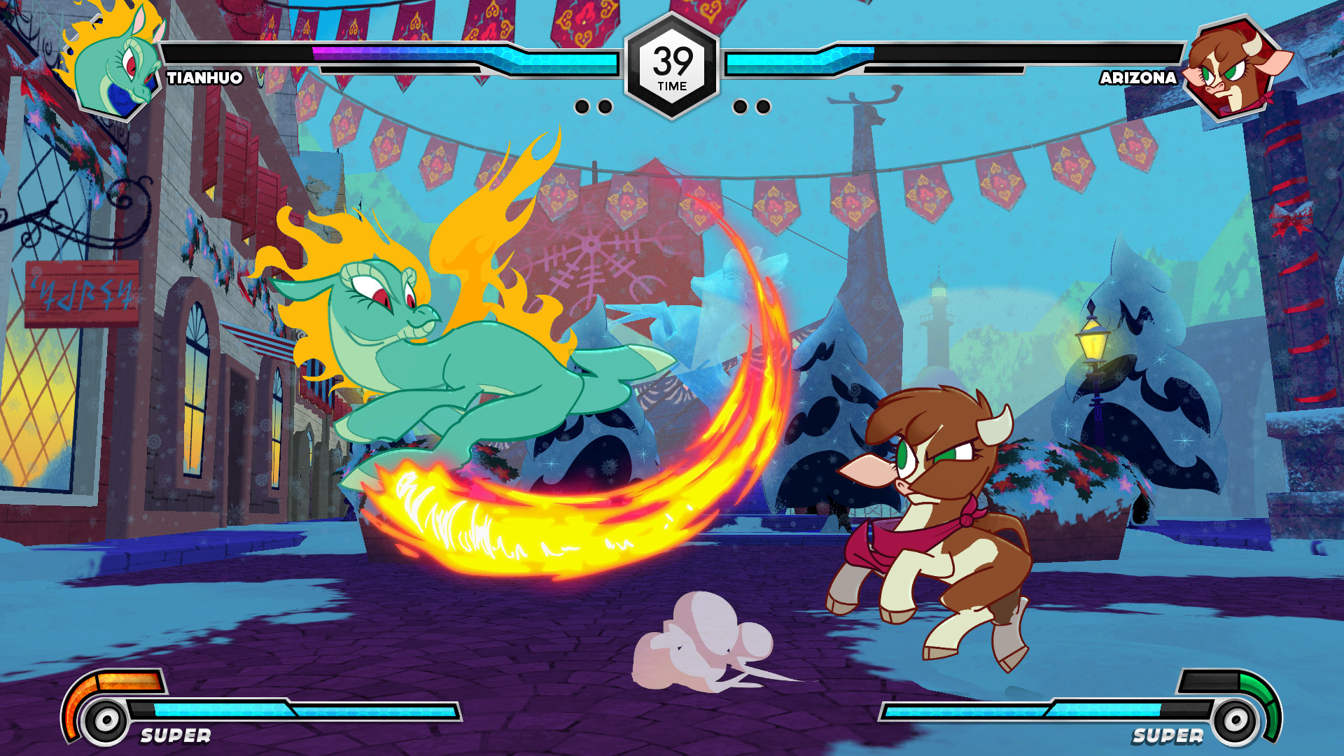 Скриншот из игры Them's Fightin' Herds - 38