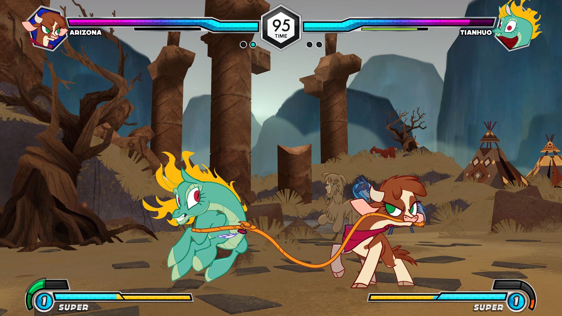 Скриншот из игры Them's Fightin' Herds - 63