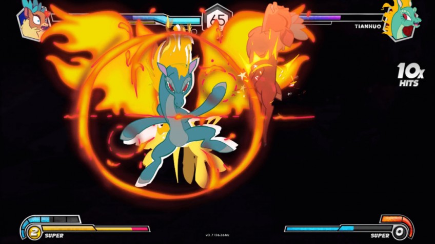 Скриншот из игры Them's Fightin' Herds - 1