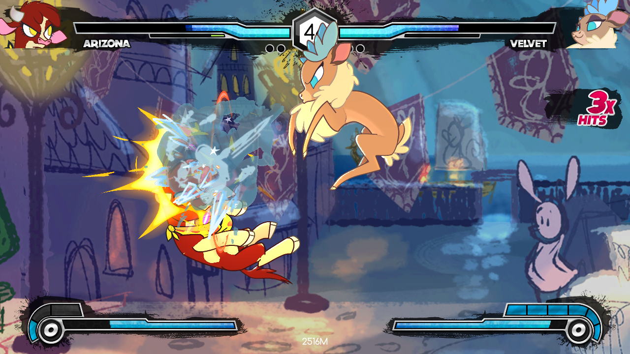 Скриншот из игры Them's Fightin' Herds - 13