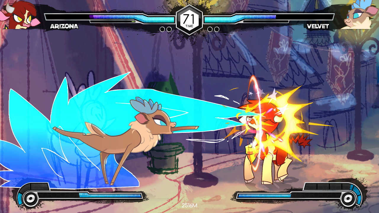 Скриншот из игры Them's Fightin' Herds - 14