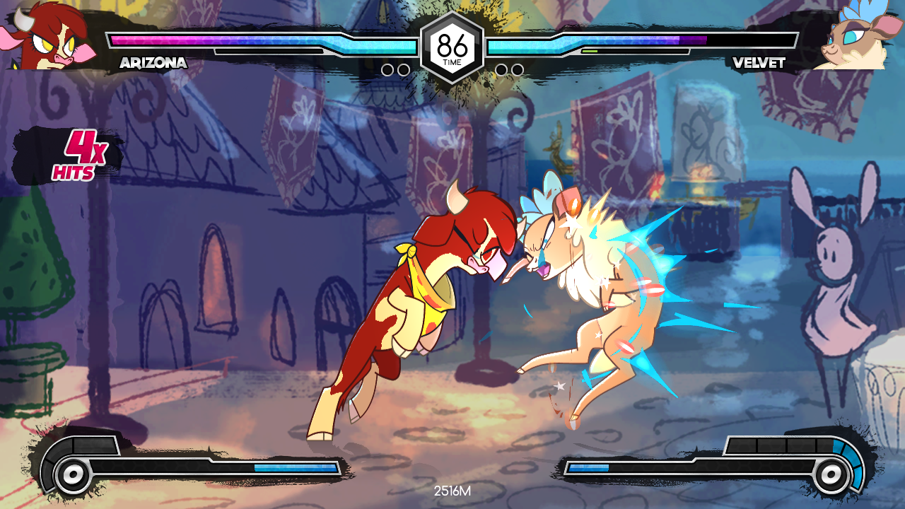 Скриншот из игры Them's Fightin' Herds - 16