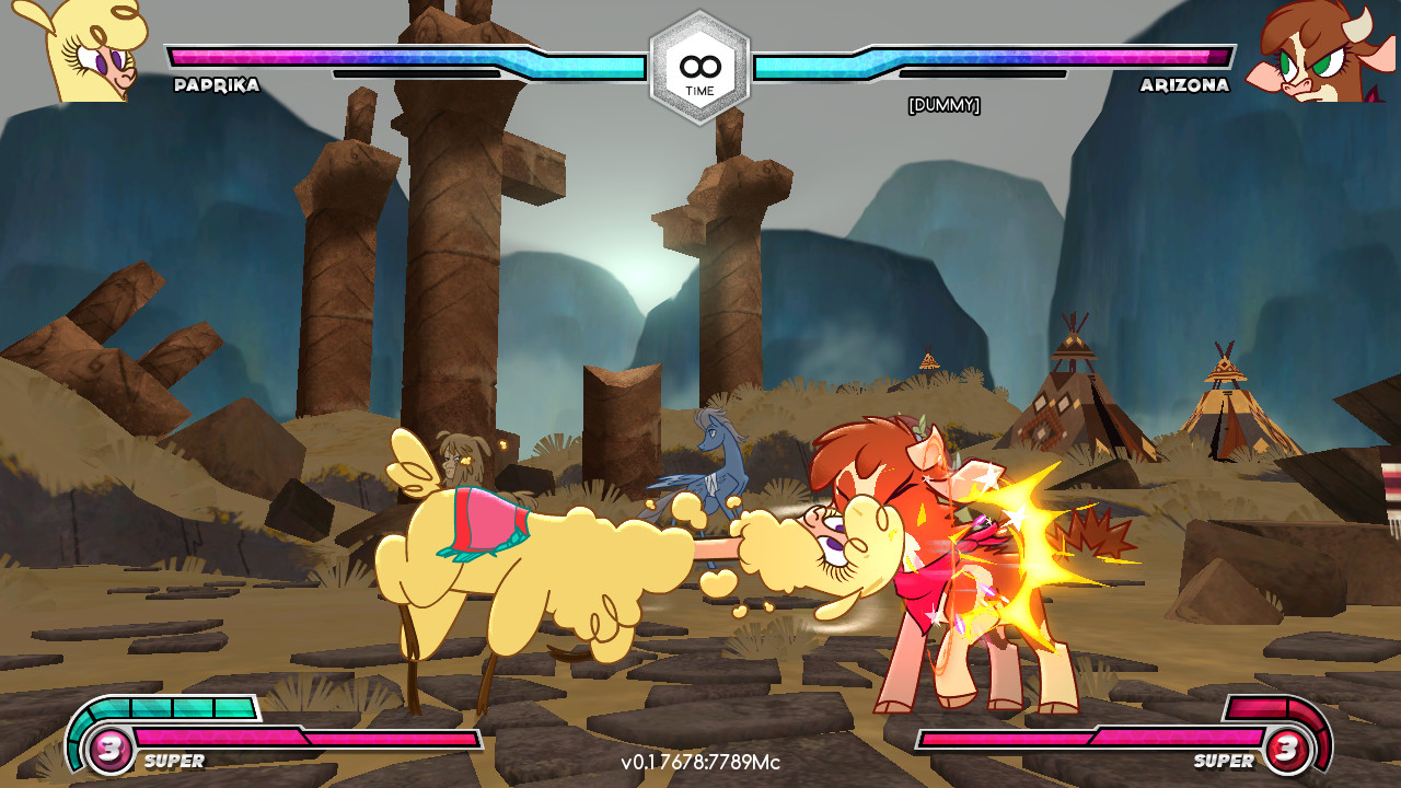 Скриншот из игры Them's Fightin' Herds - 4