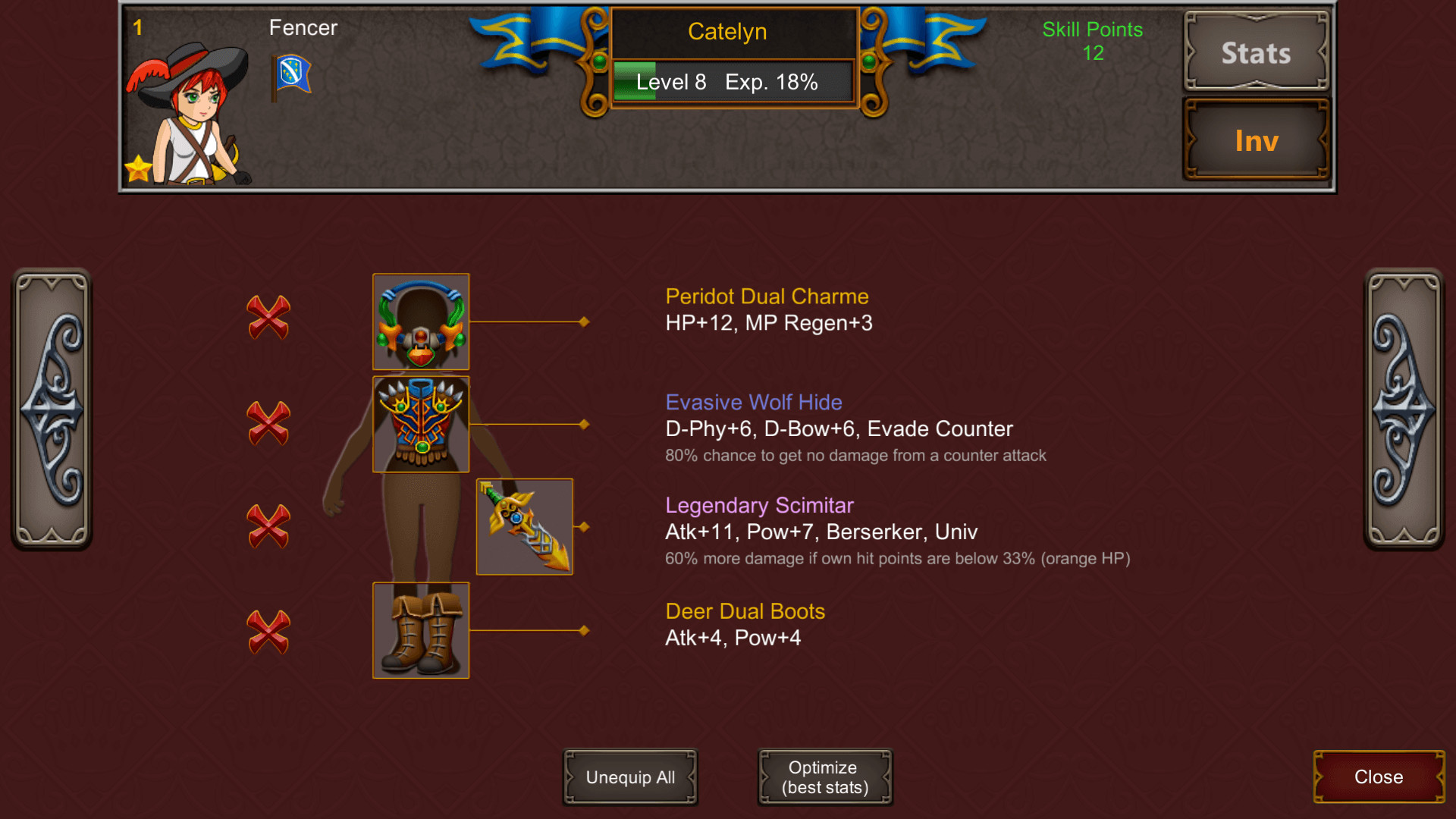 Скриншот из игры Tactics Maiden - 9