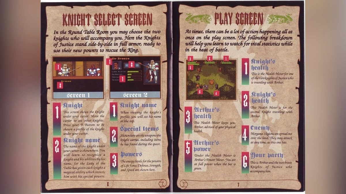 Скриншот из игры King Arthur & the Knights of Justice - 1