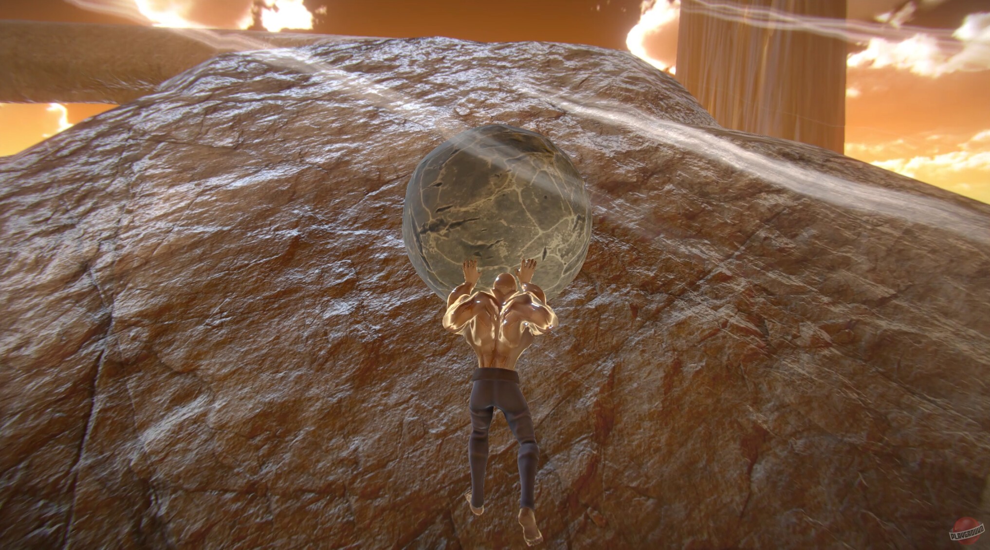 Скриншот из игры Pushing It! With Sisyphus - 1