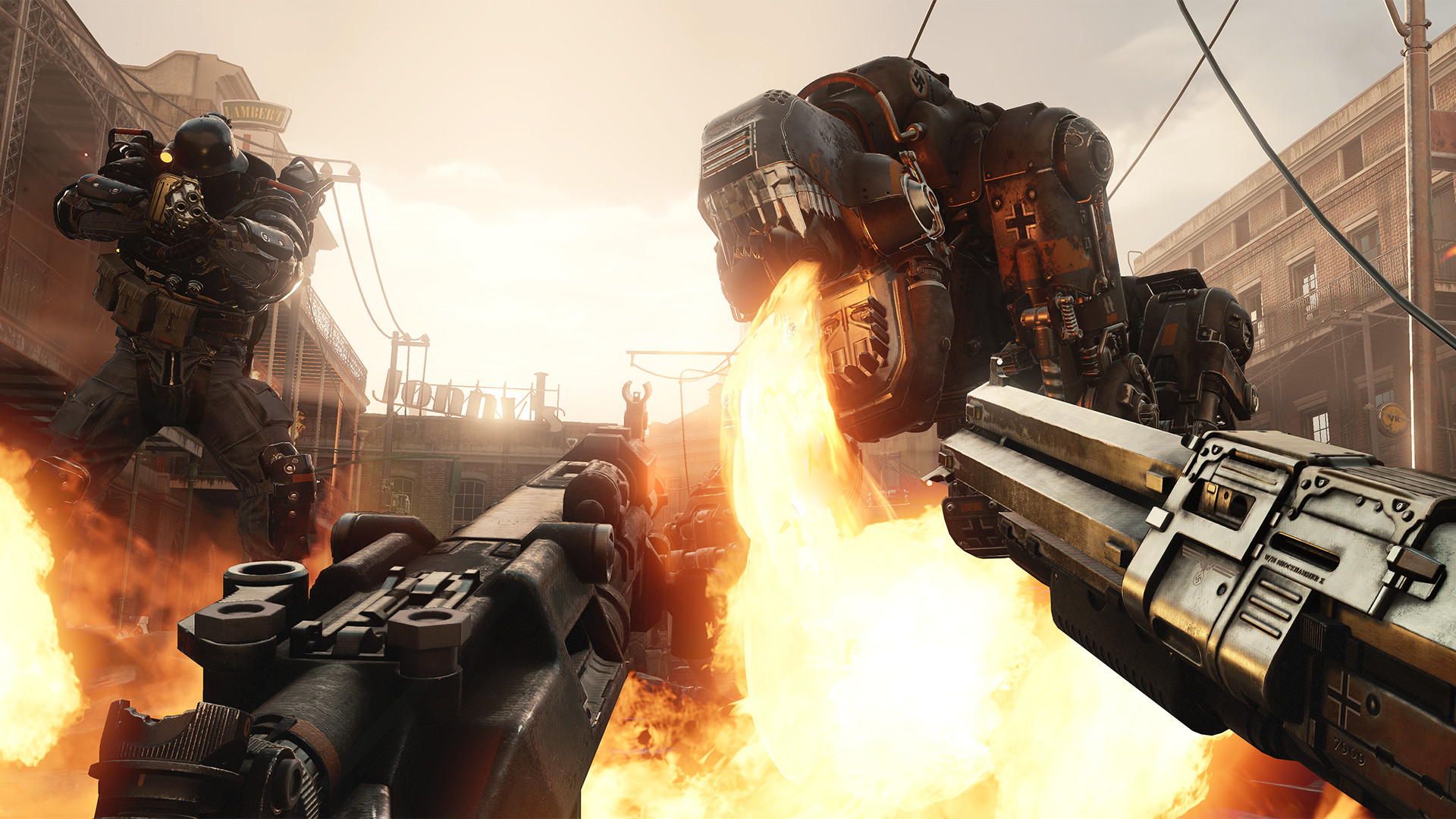 Скриншот из игры Wolfenstein II: The New Colossus - 1