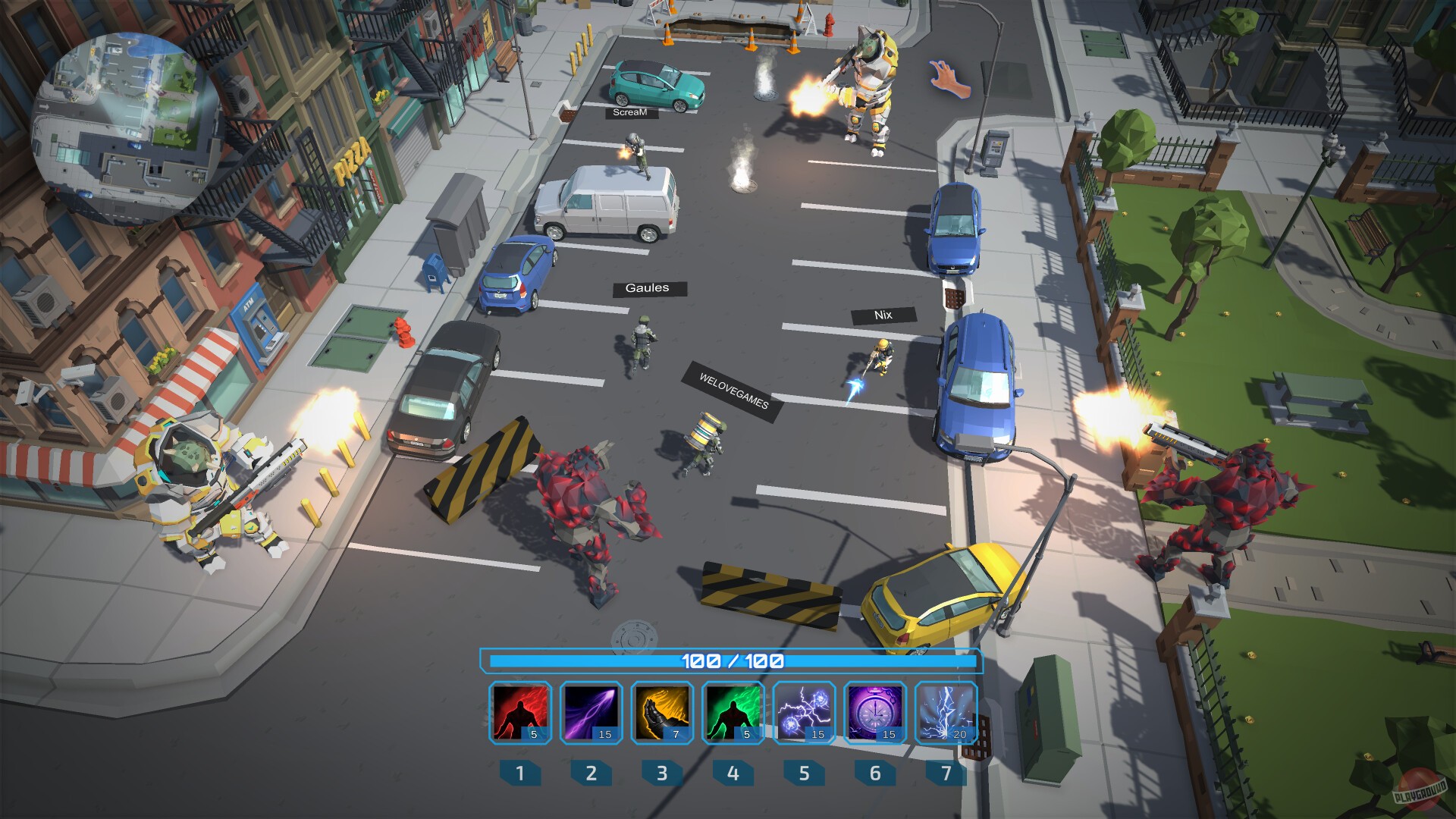 Скриншот из игры Marines Vs God - 3