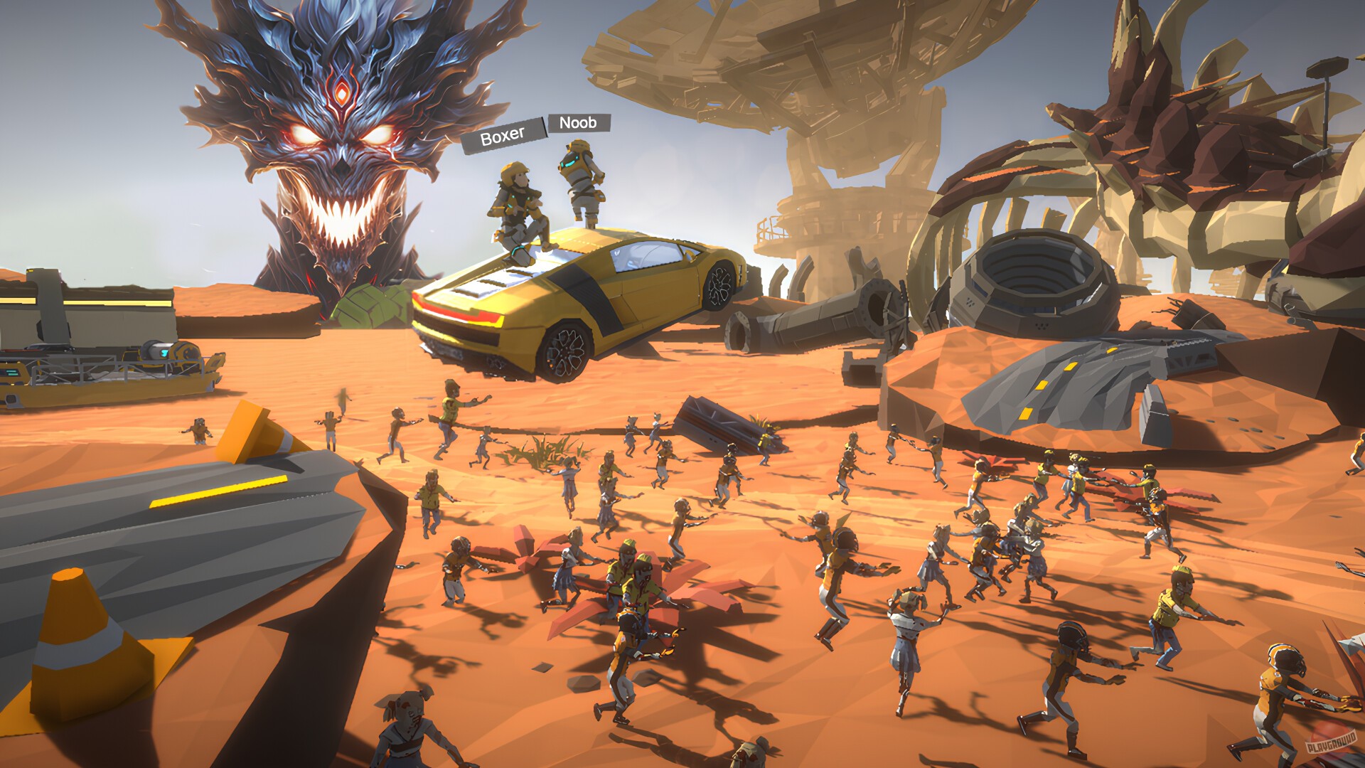 Скриншот из игры Marines Vs God - 8