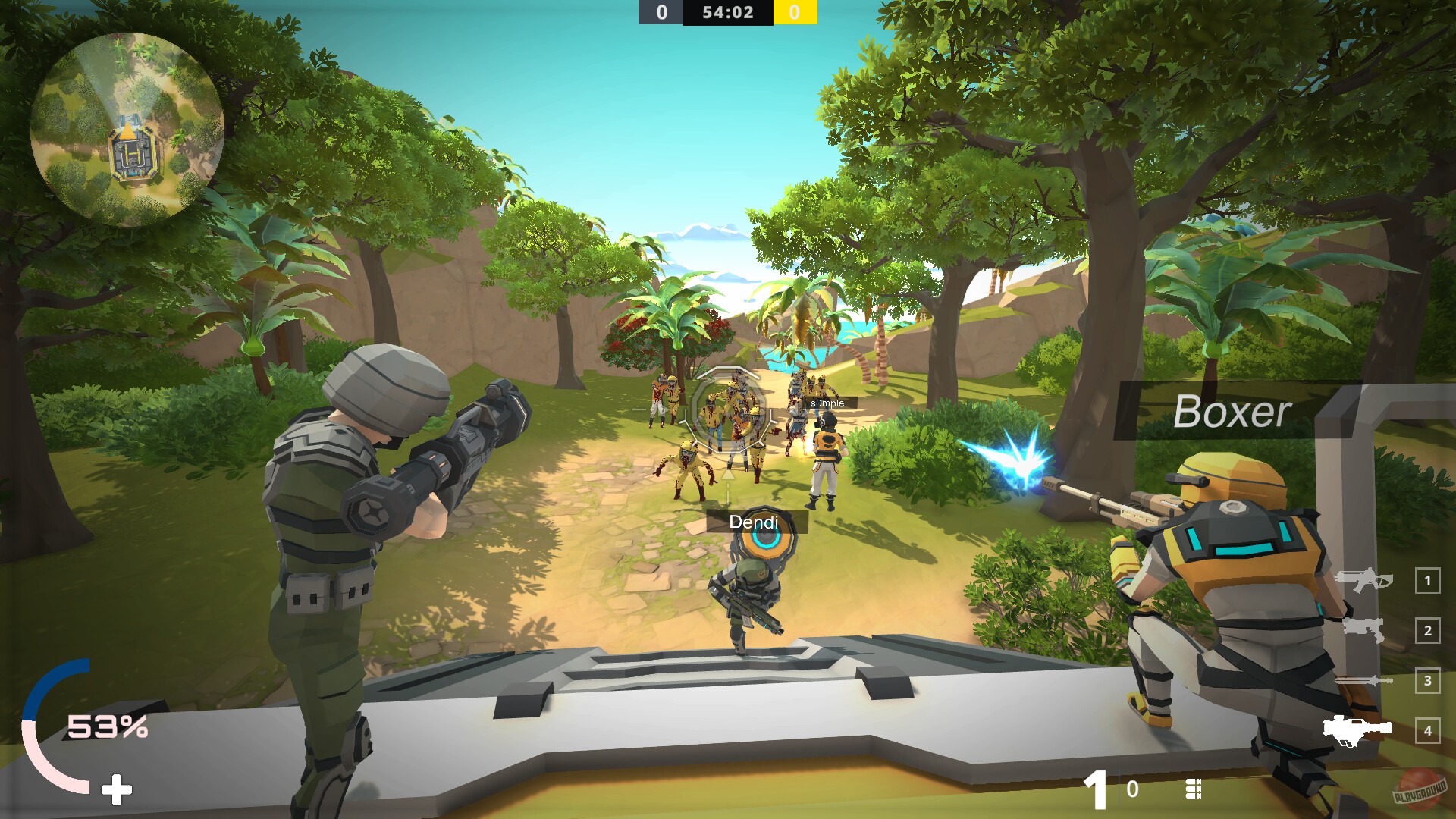 Скриншот из игры Marines Vs God - 7