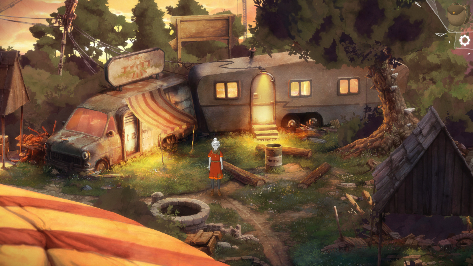 Скриншот из игры The Girl of Glass: A Summer Bird's Tale - 4