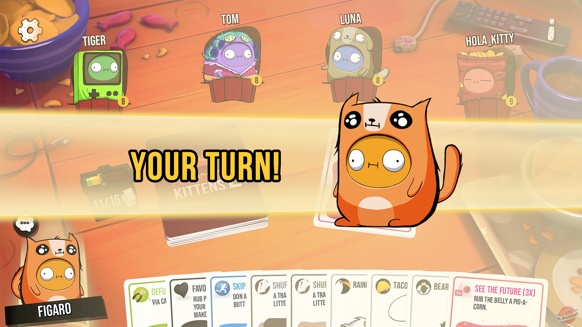 Скриншот из игры Exploding Kittens 2 - 9