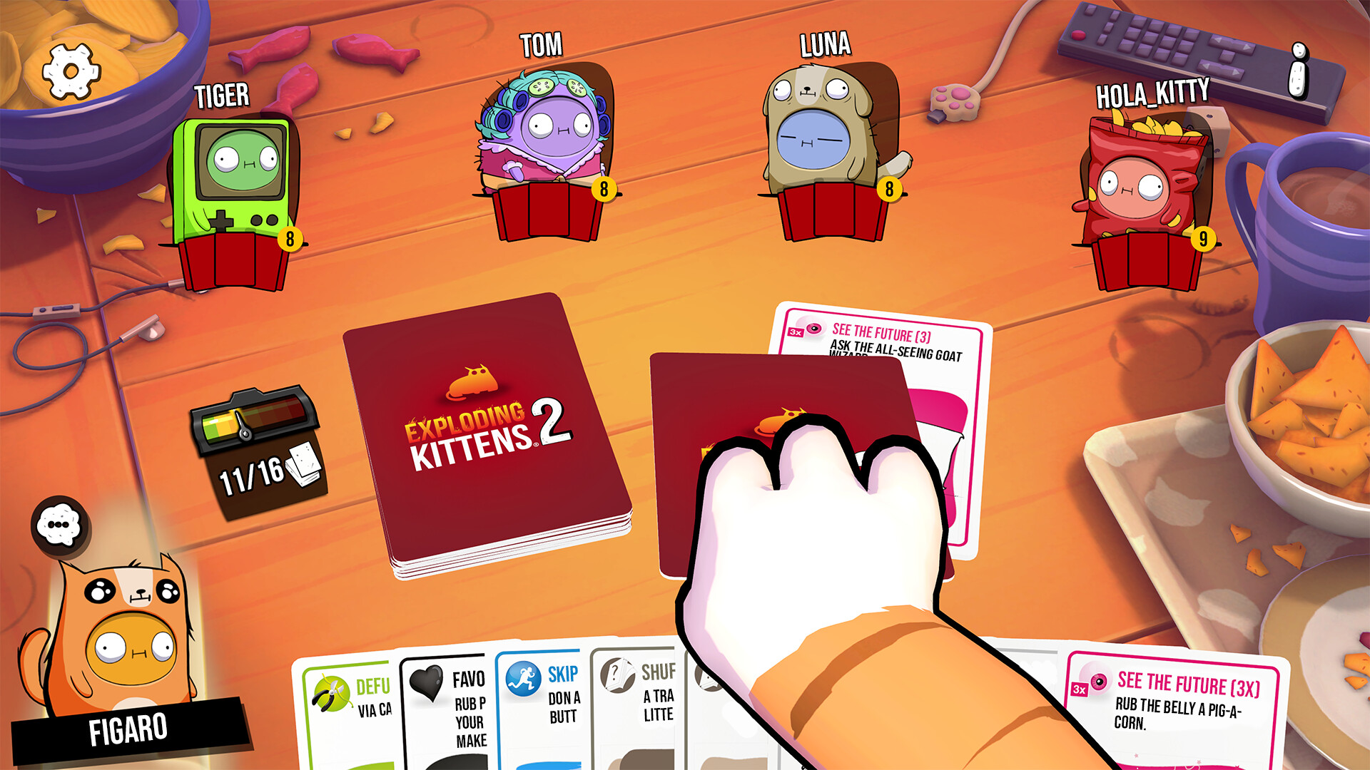 Скриншот из игры Exploding Kittens 2 - 5