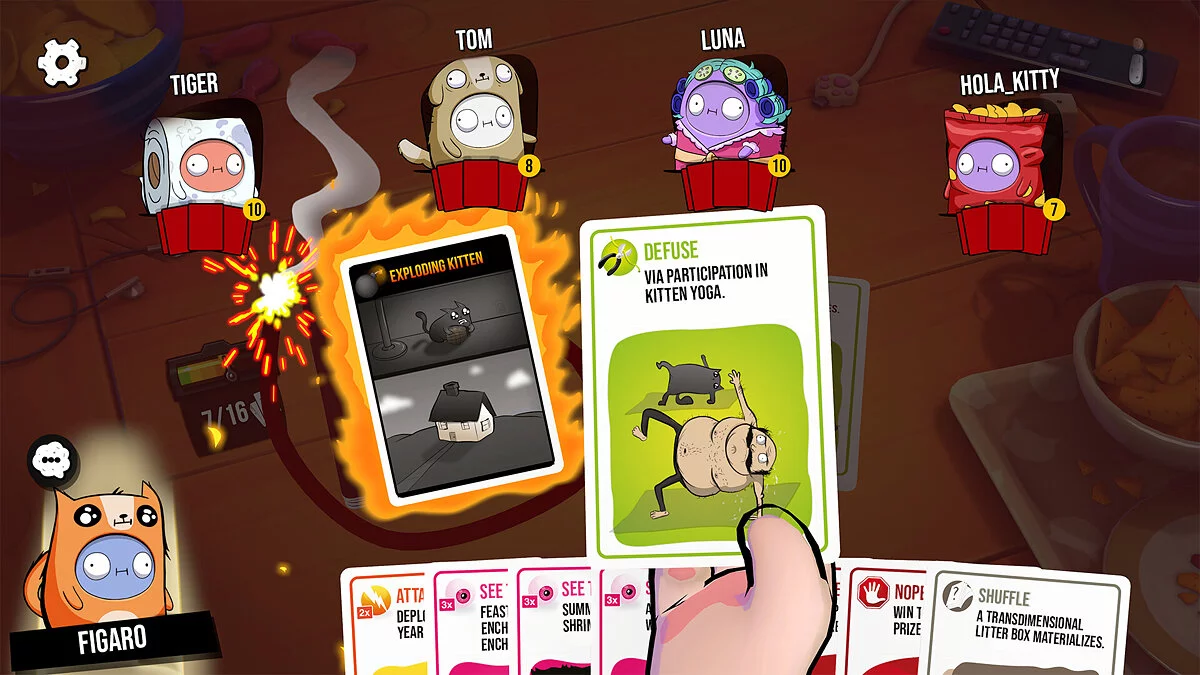 Скриншот из игры Exploding Kittens 2 - 3