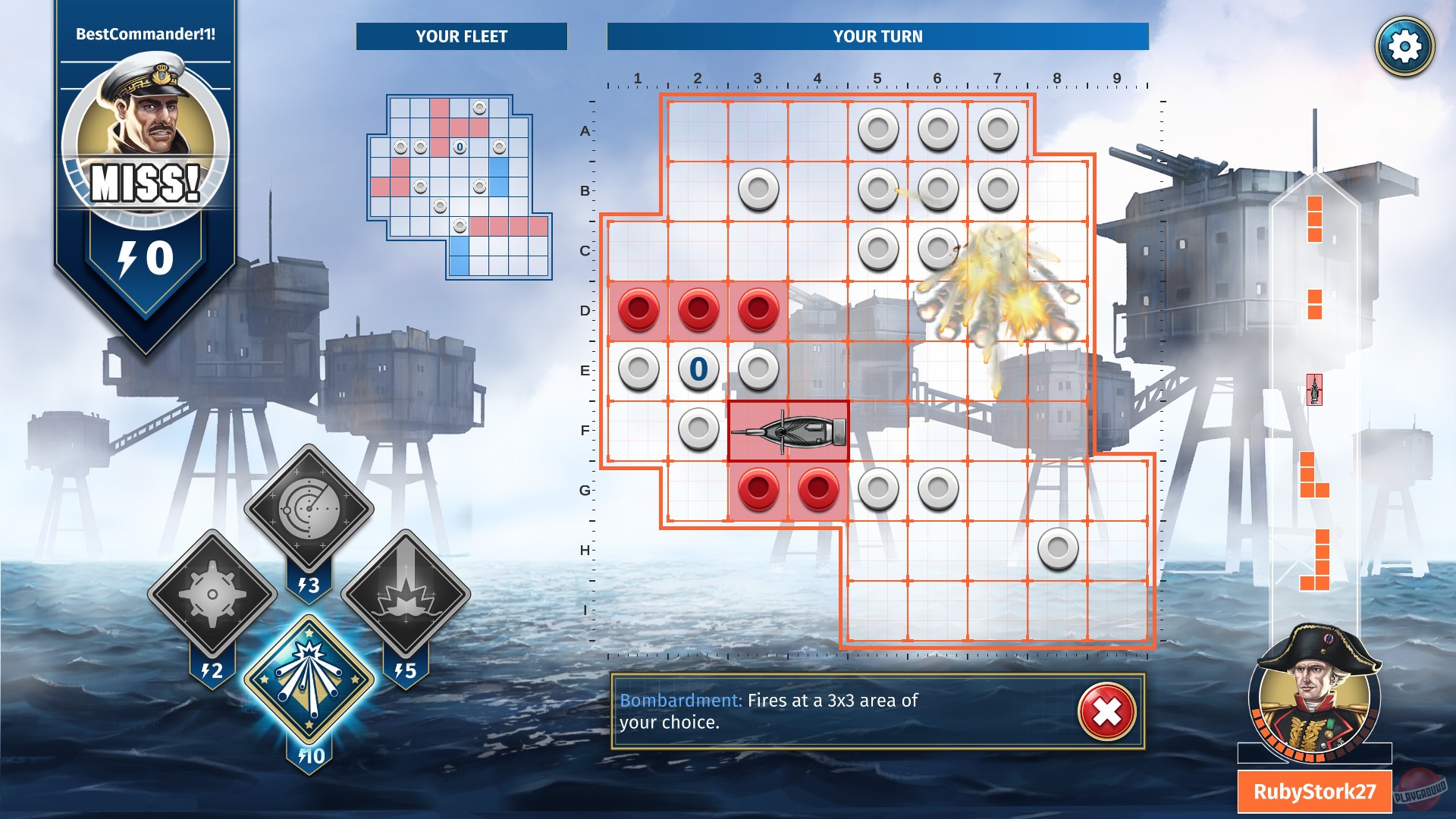 Скриншот из игры Hasbro's BATTLESHIP - 6