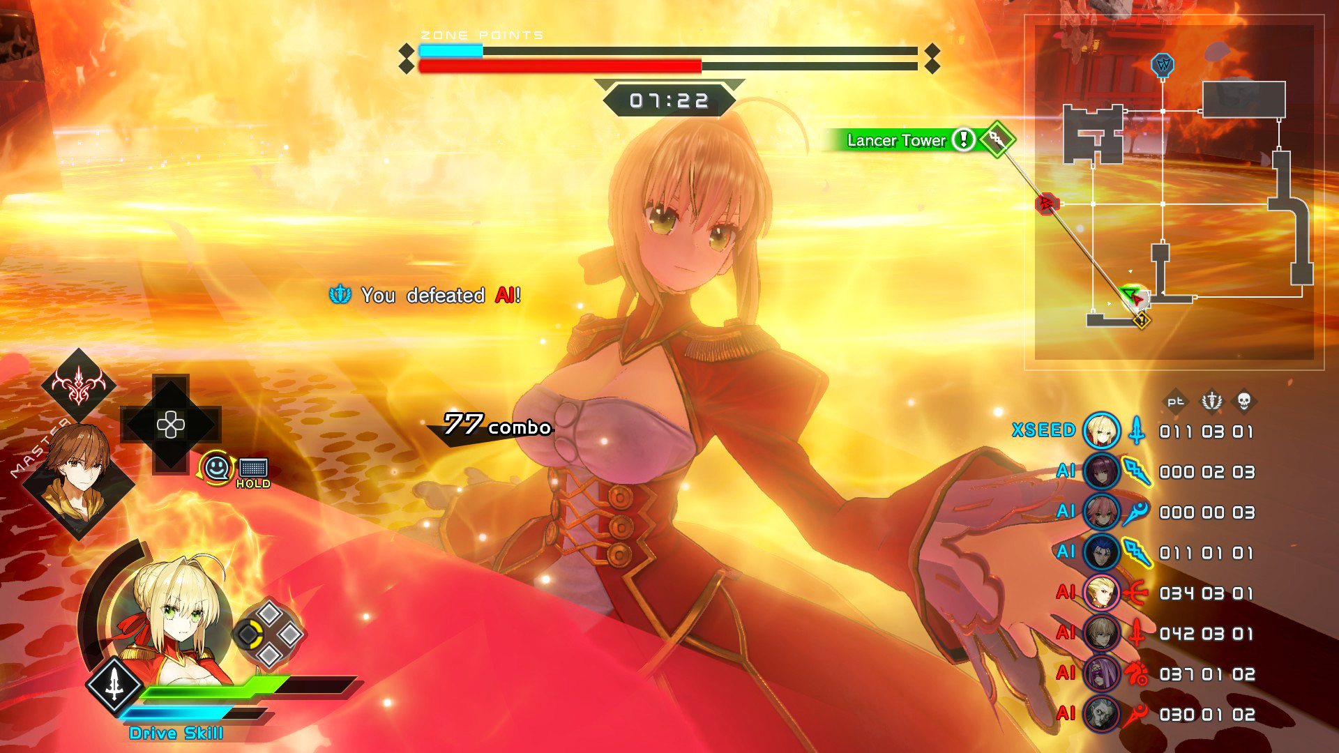 Скриншот из игры Fate/EXTELLA LINK - 10