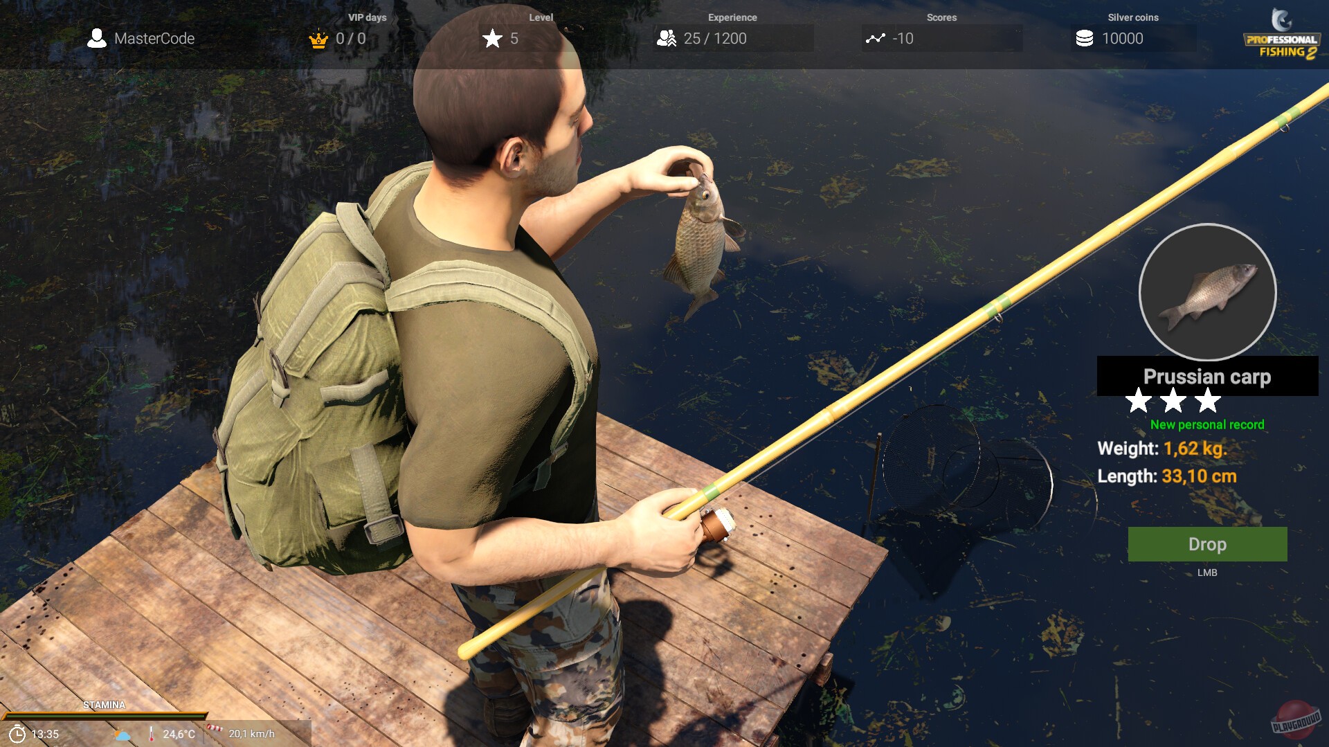 Скриншот из игры Professional Fishing 2 - 18