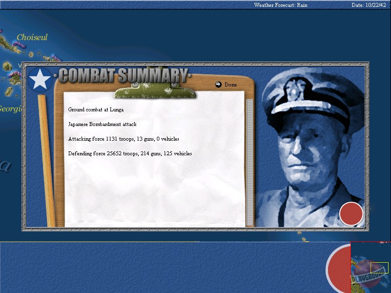 Скриншот из игры Uncommon Valor: Campaign for the South Pacific - 1