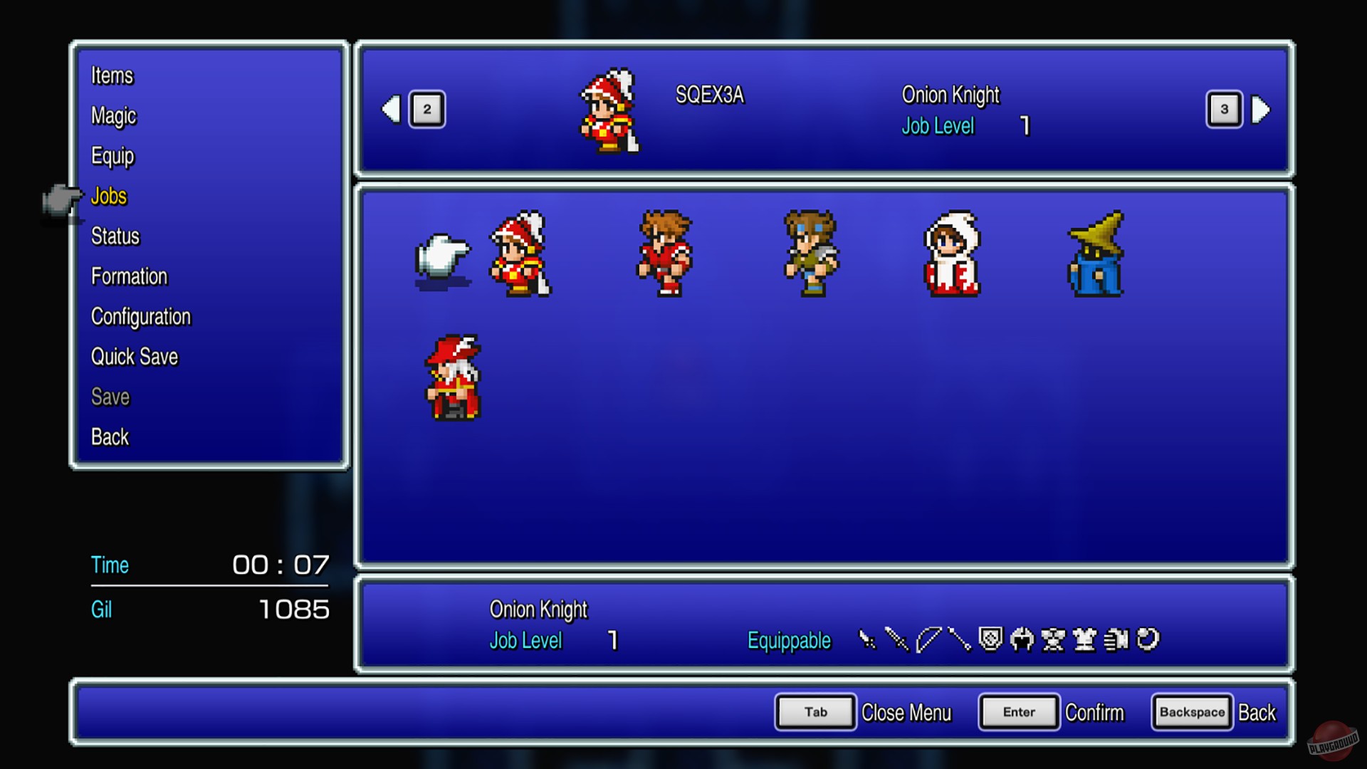 Скриншот из игры Final Fantasy 3 - 4