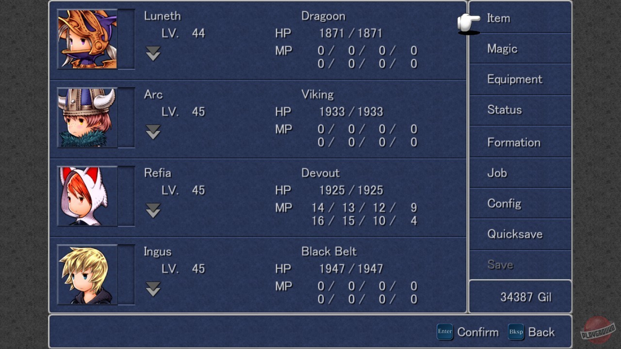 Скриншот из игры Final Fantasy 3 - 14
