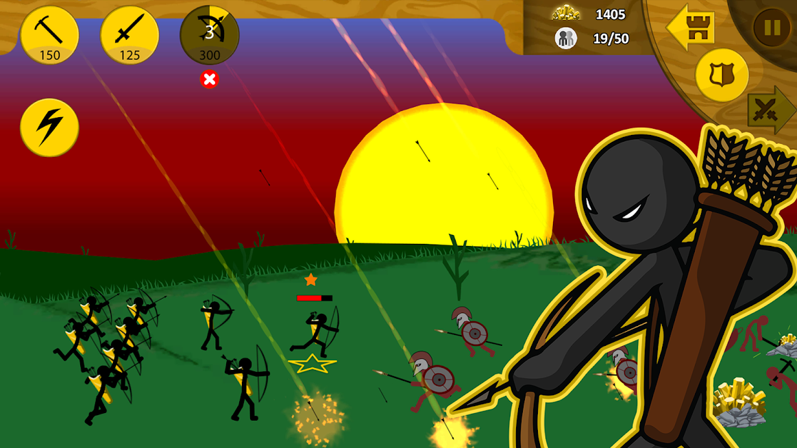 Скриншот из игры Stick Wars Legacy - 3