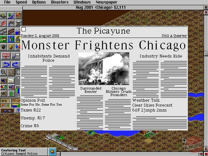 Скриншот из игры SimCity 2000 Network Edition - 7