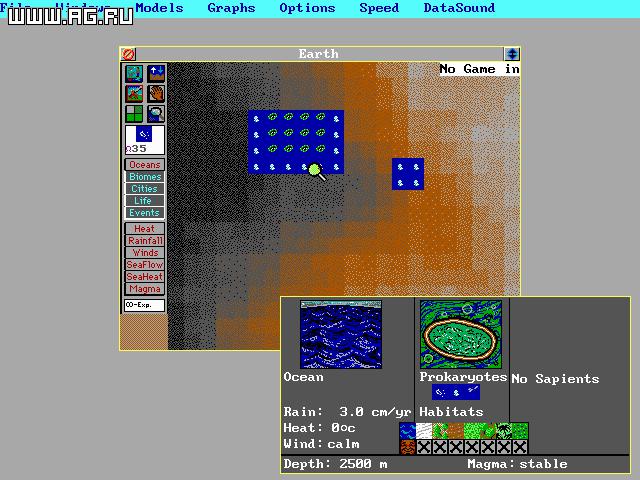 Скриншот из игры SimEarth: The Living Planet - 16